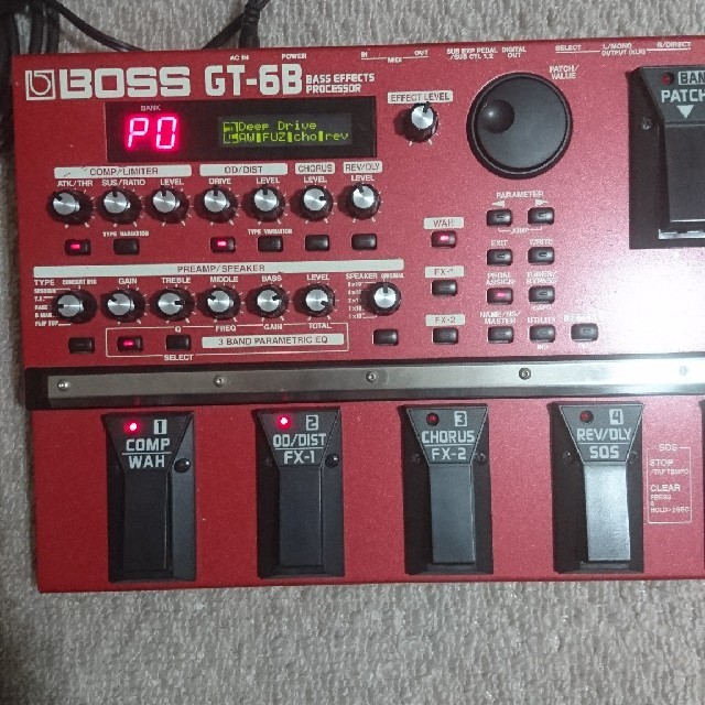 BOSS(ボス)のBOSS GT-6B  楽器のベース(ベースエフェクター)の商品写真