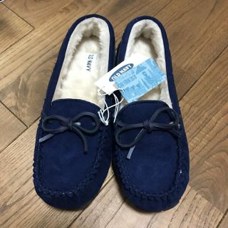 オールドネイビー(Old Navy)のOLD NAVY  モカシン ムートンシューズ(スリッポン/モカシン)