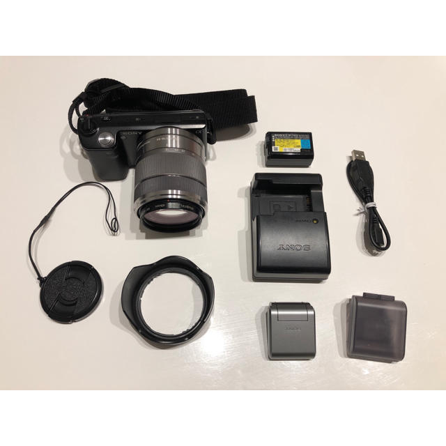 SONY α NEX-5 ズームレンズ(カメラバックもプレゼント) ミラーレス一眼