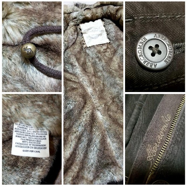 Abercrombie&Fitch(アバクロンビーアンドフィッチ)のAbercrombie&Fitch　ジャケットコート メンズのジャケット/アウター(ミリタリージャケット)の商品写真