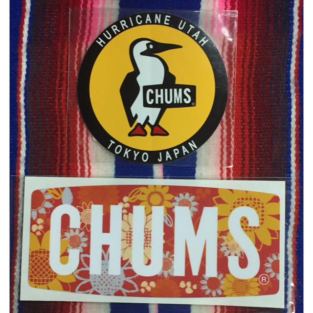 CHUMS(チャムス)の新品 CHUMS Sticker 2枚セット チャムス ステッカー i スポーツ/アウトドアのスポーツ/アウトドア その他(その他)の商品写真