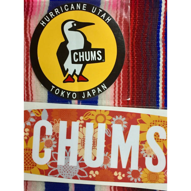 CHUMS(チャムス)の新品 CHUMS Sticker 2枚セット チャムス ステッカー i スポーツ/アウトドアのスポーツ/アウトドア その他(その他)の商品写真