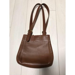 コーチ(COACH)のCOACH コーチ レザートートバック 茶系(トートバッグ)