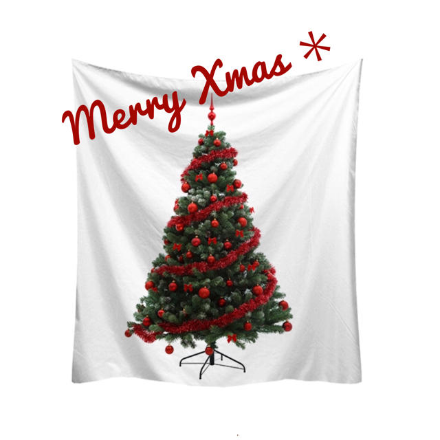 クリスマスツリー タペストリー もみの木 150cm エンタメ/ホビーの美術品/アンティーク(絵画/タペストリー)の商品写真