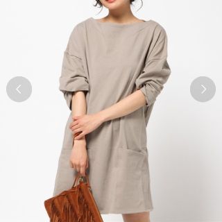 マウジー(moussy)のMOUSSY コットンルーズワンピース(ミニワンピース)