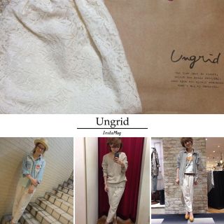 アングリッド(Ungrid)のレースクロップドパンツ(クロップドパンツ)