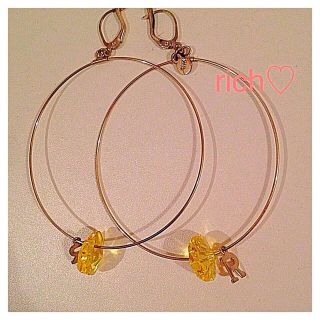 リッチ(rich)のrichハート イニシャルピアス(ピアス)