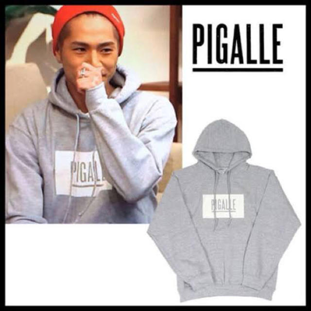 PIGALLE(ピガール)のPIGALLE BOXロゴ パーカー メンズのトップス(パーカー)の商品写真