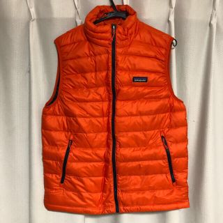 パタゴニア(patagonia)の新品未使用タグ付きパタゴニア メンズ・ダウン・セーター・ベスト オレンジ mM(ダウンベスト)