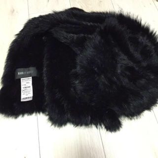 ブラックバイマウジー(BLACK by moussy)の美品 マウジー ラビットファーマフラー(マフラー/ショール)