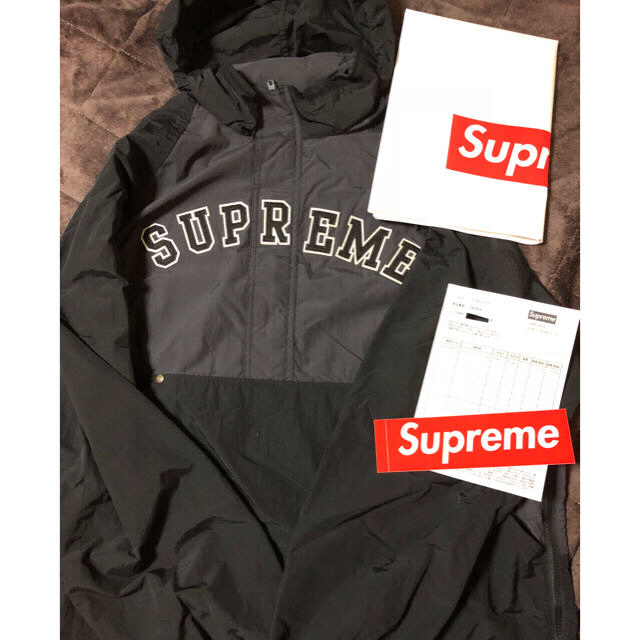 ジャケット/アウターsupreme18sscourt HalfzippulloverサイズXL