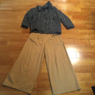 ダブルクローゼット(w closet)のパンツとカーディガン(カジュアルパンツ)