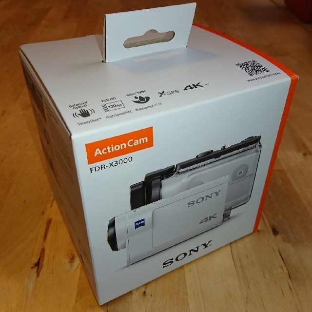 SONY FDR-X3000 1年保証 送料込 ソニー 4Kアクションカメラ 株式会社
