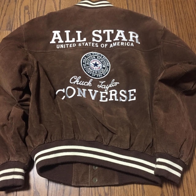 CONVERSE Suede Leather Stadium Jacket