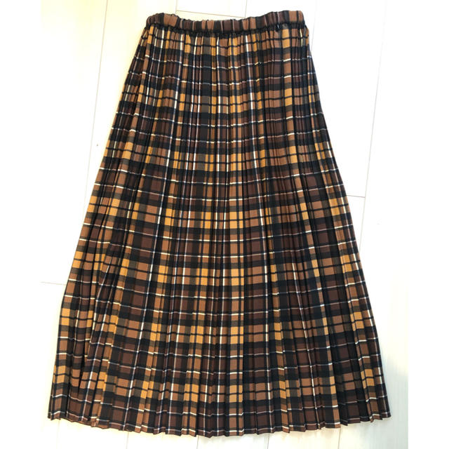 IENA(イエナ)のIENA  チェック プリーツスカート レディースのスカート(ロングスカート)の商品写真