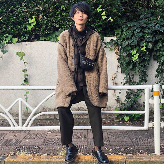 SUNSEA(サンシー)のna0専用YOKE TOKYO 3G KNIT BOA LINNER COAT メンズのトップス(ニット/セーター)の商品写真