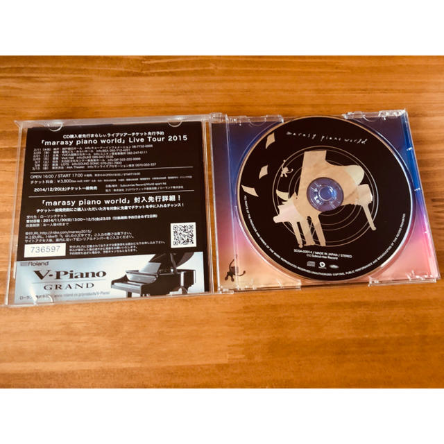 まらしぃ marasy piano world 限定サイン入りカード付き エンタメ/ホビーのCD(ボーカロイド)の商品写真