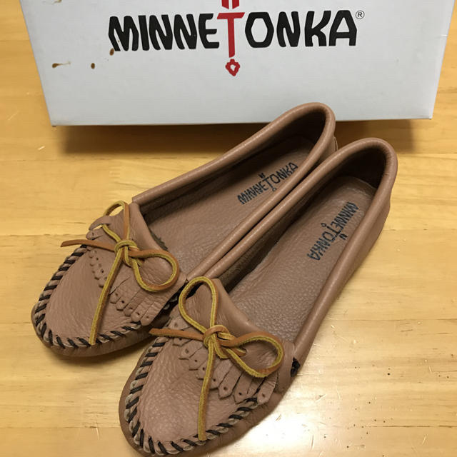 新品♡MINNETONKA♡モカ♡ディアスキン♡モカシン♡レザー♡ミネトンカ 2