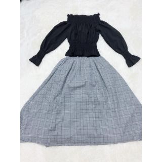 フィフス(fifth)の２点set♡fifthオフショルブラウス&夢展望スカート(セット/コーデ)