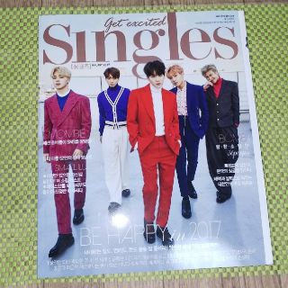 ボウダンショウネンダン(防弾少年団(BTS))の＜雑誌＞BTS 防弾少年団 表紙 Singles(アート/エンタメ/ホビー)