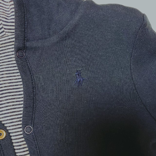 POLO RALPH LAUREN(ポロラルフローレン)のラルフローレン ベビー リバーシブルパーカー 80cm キッズ/ベビー/マタニティのベビー服(~85cm)(カーディガン/ボレロ)の商品写真