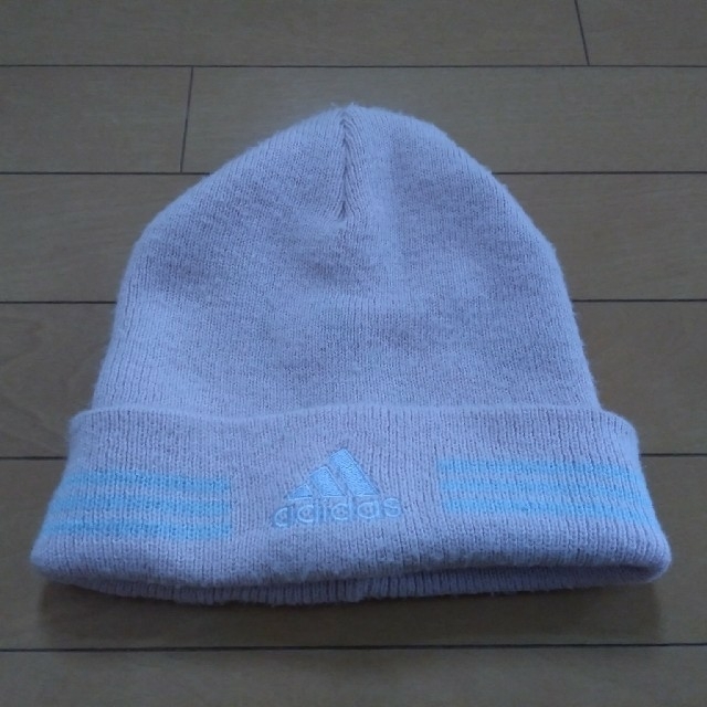 adidas(アディダス)の値下げ！アディダス/adidas♡美品♡ニット帽/ニットキャップ レディースの帽子(ニット帽/ビーニー)の商品写真