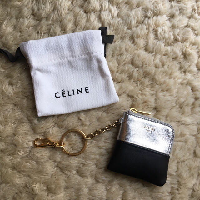 celine(セリーヌ)のセリーヌ コインケース  (シルバー  フィービー) レディースのファッション小物(財布)の商品写真