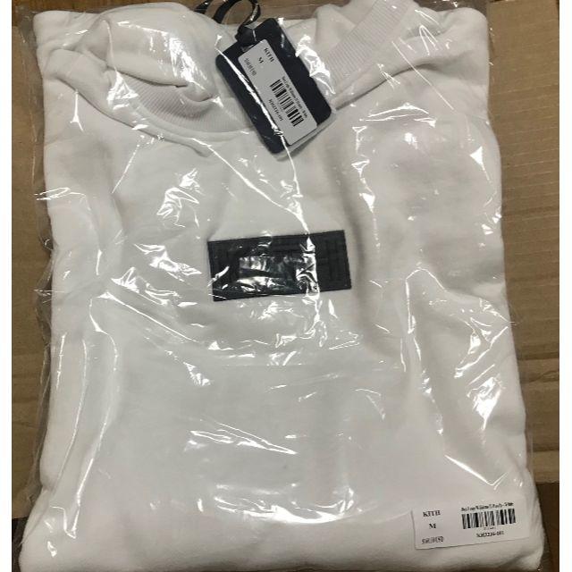 M KITH classic logo hoodie white