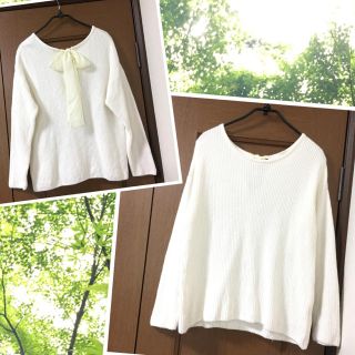 ショコラフィネローブ(chocol raffine robe)のほぼ新品♡ふんわりニット＊SM2.ニコアンド.ビームス.ユナイテッドアローズ(ニット/セーター)