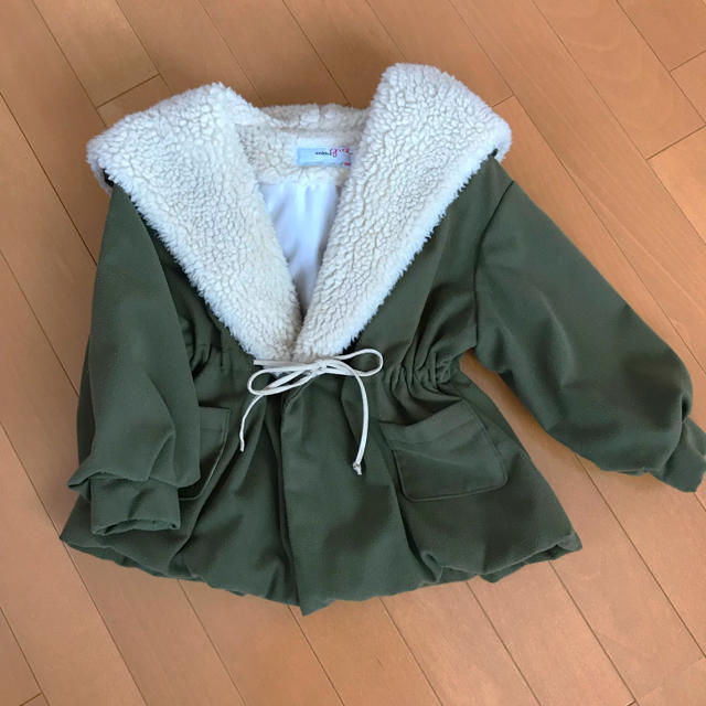 SNIDEL(スナイデル)のsnidel girl キッズ ボアコート 100cm キッズ/ベビー/マタニティのキッズ服女の子用(90cm~)(コート)の商品写真