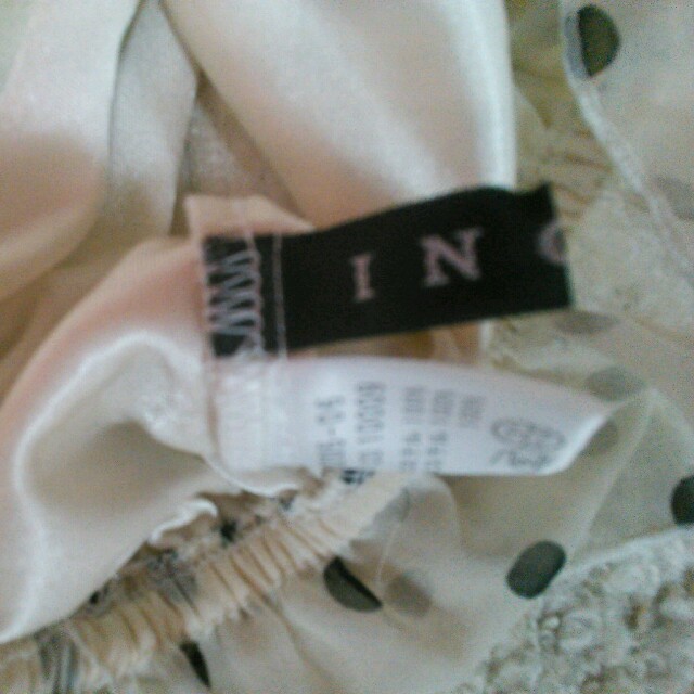 INGNI(イング)のINGNI♡ドットシフォン レディースのトップス(シャツ/ブラウス(長袖/七分))の商品写真