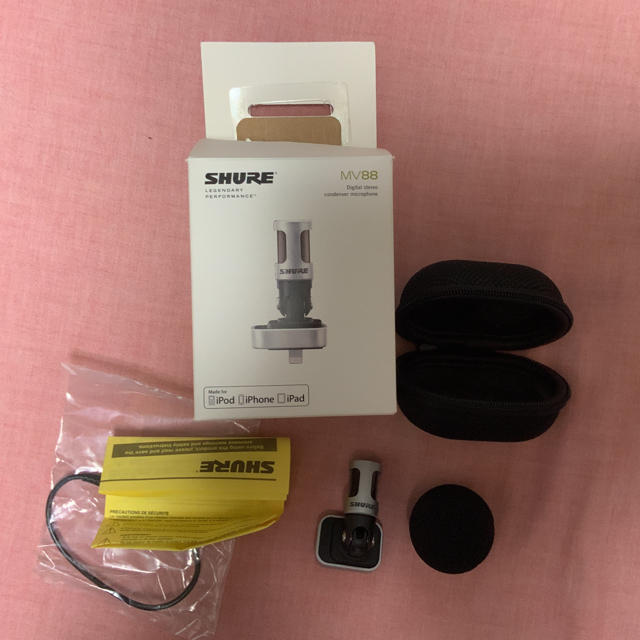 SALE】SHURE MV88 iPhone用コンデンサーマイク 美品の+aethiopien