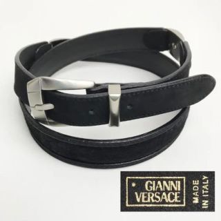 ジャンニヴェルサーチ(Gianni Versace)の④ GIANNI VERSACE ヴェルサーチ メンズ ベルト 美品 34インチ(ベルト)