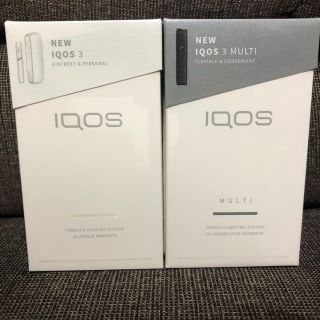 アイコス(IQOS)のiQOS 3 セット ホワイト グレー 新品未開封(タバコグッズ)