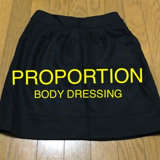 プロポーションボディドレッシング(PROPORTION BODY DRESSING)のPROPORTIONBODYDRESSING タイトスカート 黒 Mサイズ(ひざ丈スカート)