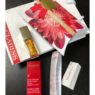 クラランス(CLARINS)の取置き★クラランス リップオイル  コンフォート Clarins 限定品(リップグロス)