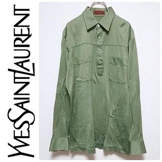 サンローラン(Saint Laurent)の イヴ・サンローラン(Yves Saint Laurent)ハーフボタンシャツ(シャツ)