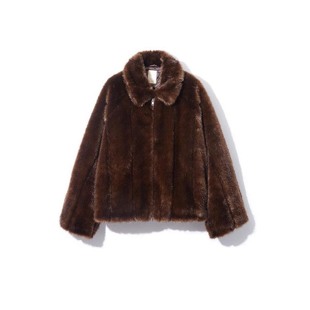 【ゆるゆーるさま専用】leinwande Faux Fur Blouson毛皮/ファーコート