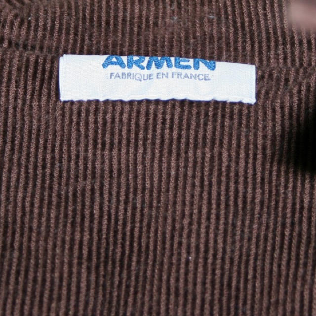 ARMEN アーメン コーデュロイ ダークブラウン ダブルブレスト コート