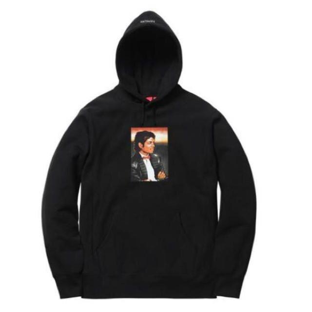 パーカー新品未使用品　サイズM　色　黒　Supreme× Michael Jackson