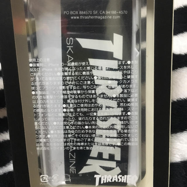 THRASHER(スラッシャー)のスマホカバー スマホ/家電/カメラのスマホアクセサリー(iPhoneケース)の商品写真