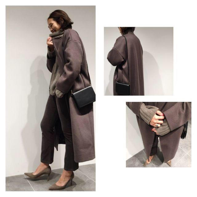 L'Appartement DEUXIEME CLASSE(アパルトモンドゥーズィエムクラス)の★お値引き★新品★今季完売★ Over Sized LAMB Coat レディースのジャケット/アウター(ロングコート)の商品写真