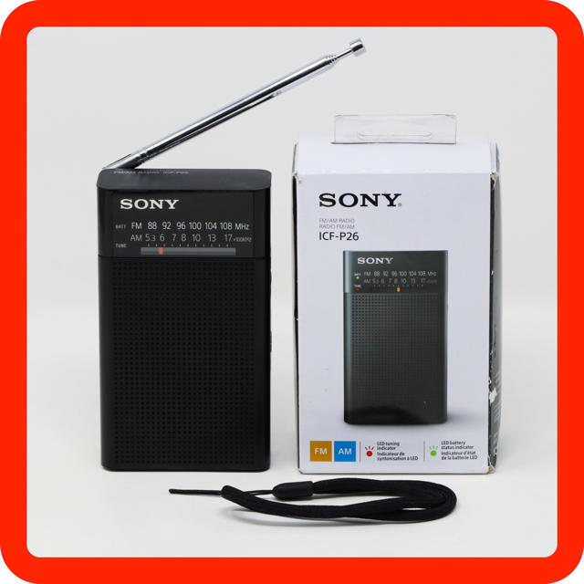 SONY ◇SONY ポータブルラジオ ICF-P26 ワイドFM 受信可 並行輸入品の通販 by いち's shop｜ソニーならラクマ