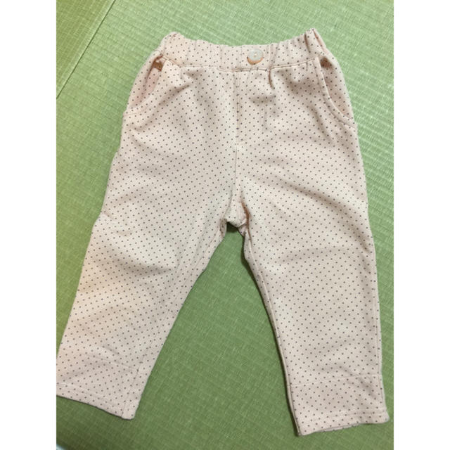 3can4on(サンカンシオン)の3can4on 薄ピンクドットパンツ 90センチ キッズ/ベビー/マタニティのキッズ服女の子用(90cm~)(パンツ/スパッツ)の商品写真