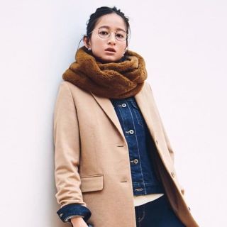 ユニクロ(UNIQLO)の【UNIQLO】ファータッチスヌード◆新品タグつき◆(スヌード)