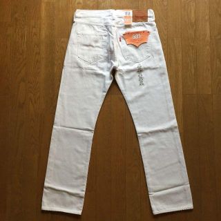 リーバイス(Levi's)のLevi's リーバイス501 ストレート ホワイト 白 W33 ★新品未使用★(デニム/ジーンズ)