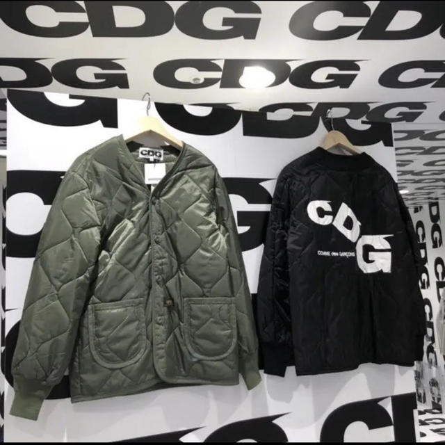 新品　CDG x ALPHA BIAS LINER JACKETカラーブラック