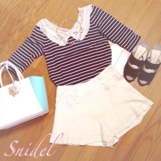 スナイデル(SNIDEL)のSnidel♡ダブルボタンキュロット(キュロット)