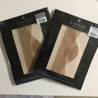 ランバンコレクション(LANVIN COLLECTION)の【新品未開封】ランバンコレクション★ストッキング★ベージュ★二個セット(タイツ/ストッキング)