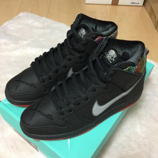 ナイキ(NIKE)のナイキ DUNK HIGH PREMIUM SB 黒マルチ 海賊 未使用28cm(スニーカー)